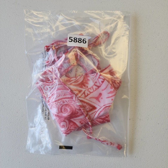 MARA HOFFMAN Lei Andonia-print Recycled-fibre Bikini Briefs Large NWT - Picture 6 of 6